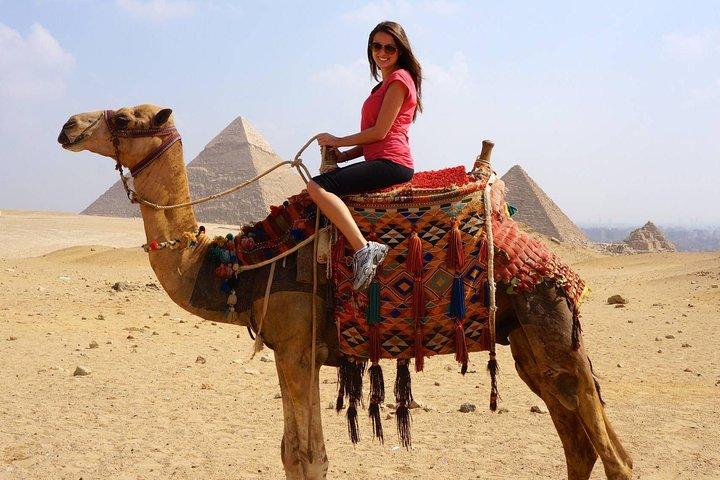 Guided Half-Day Trip to Giza Pyramids with Camel-Riding