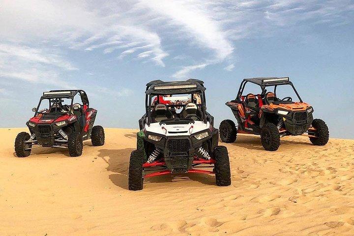 Dubai Morning Polaris Dune Buggy Self Drive open Desert - Private Basis
