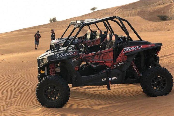 Dubai Morning Polaris Dune Buggy Self Drive open Desert - Private Basis
