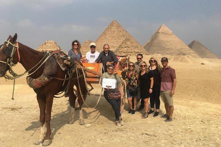 VIP Great Pyramid Tour From Inside & Sphinx & Camel Tour.