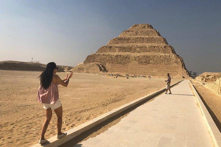 Private Tour To Sakkara Pyramids, Memphis City & Dahshur Pyramids.