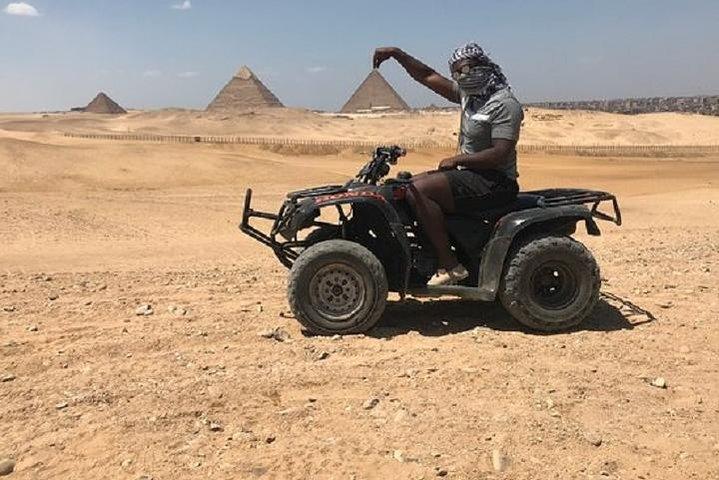 Desert Safari by Quad Bike Around Pyramids