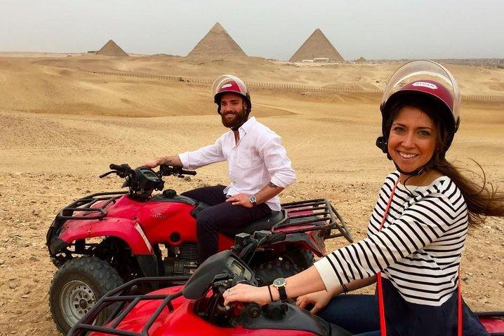 Desert Safari by Quad Bike Around Pyramids