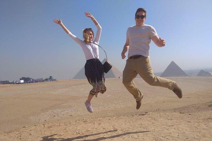 Best Day-Tour to Pyramids of Giza Saqqara Memphis and Dahshur from Cairo