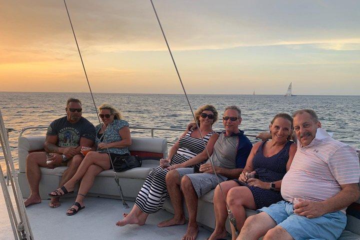 Aruba Happy Hour Sunset Sail with Savory Bites and Cocktails