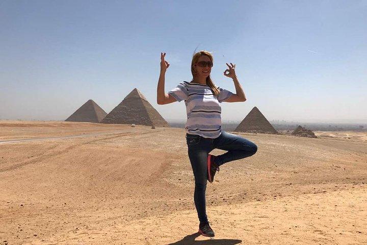 5 Hours Private tour to Giza pyramids Sphinx and Old Coptic Cairo