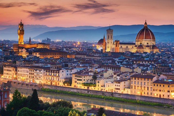 Private car trip to Florence and Pisa from the Port of Livorno (10 h)