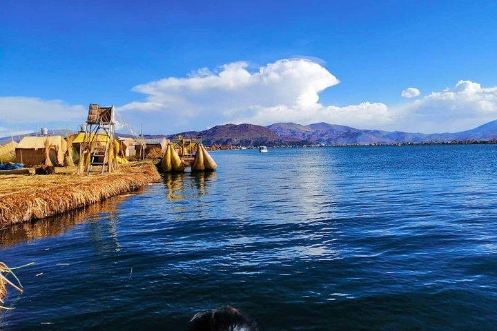 Kayaking to Uros Floating Islands Lake Titicaca