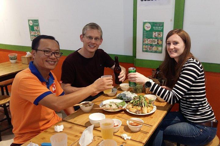 Vespa Food Tour Hanoi After Dark 3.5 hrs_TOP SERVICE, MAX VALUE