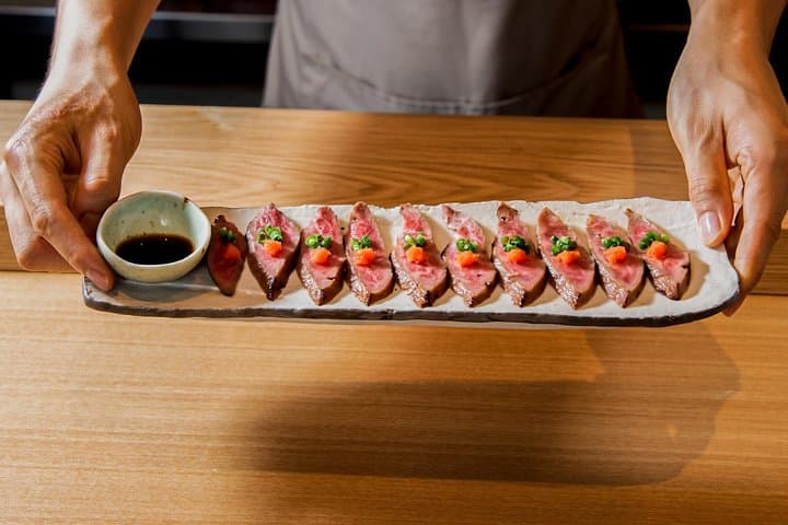 Wagyu & Sake Pairing in Shinjuku – Steak, Shabu-Shabu & More
