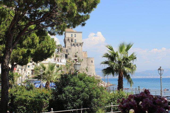 The Amalfi Coast by the sea, Positano Amalfi from Salerno