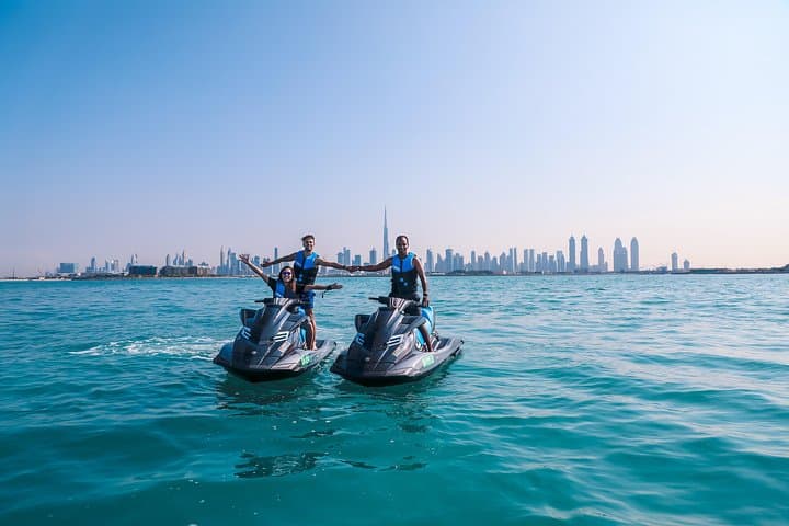 Jet Ski Ride Dubai: Burj Khalifa & Burj Al Arab with Fresh Juice