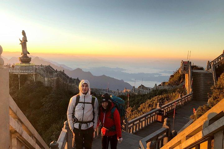 Sunrise Fansipan Mountain Hiking Tram Ton Trail 2D1N