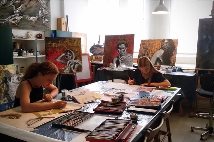 Art Class: Oil painting, Water color, Acrylic painting on Canvas or cotton paper