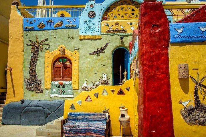 Aswan Nubian Village visit by Felucca sailing boat