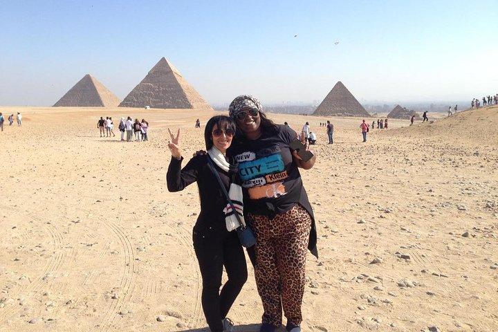Giza pyramids, Sphinx,lunch and camel ride from Cairo/Giza hotels
