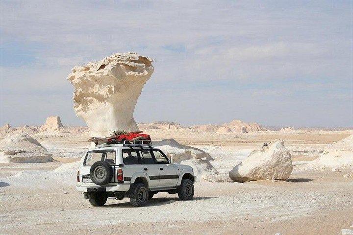 White desert camping and Baharya oasis overnight from Cairo