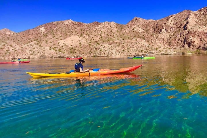 Self-Drive Emerald Cave Guided Kayak Tour from Willow Beach