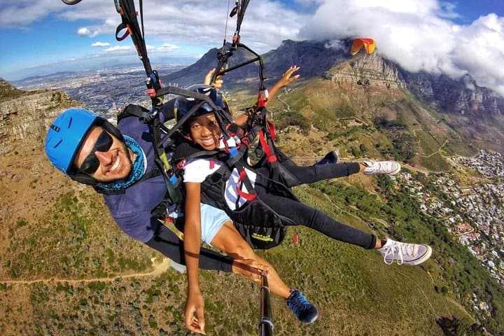 Tandem Paragliding in Cape Town