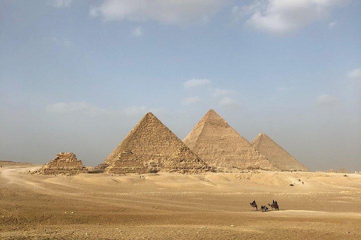 Giza Pyramids From Cairo Airport All Inclusive Private Trip