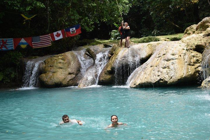 Blue Hole plus Secret Falls & Dunn's River Falls from Grand Palladium