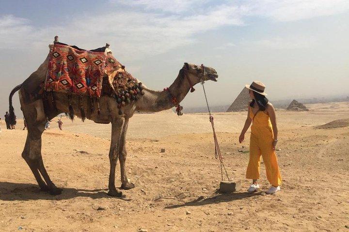 Private Half-Day Tour with Guide to Pyramids of Giza with Camel Ride