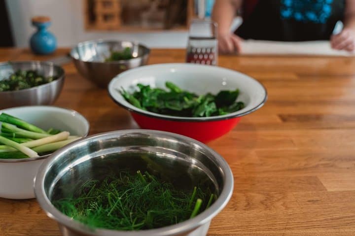 Athens: Classic Cooking Class with Market Visit and Wine