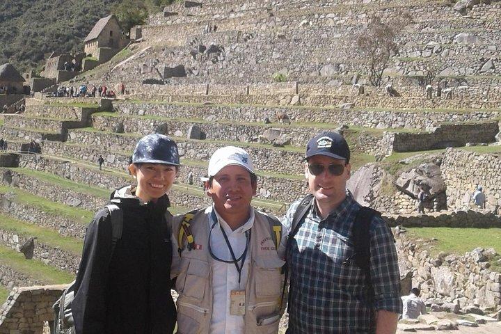 Group tour in Machupicchu from Aguas Calientes.
