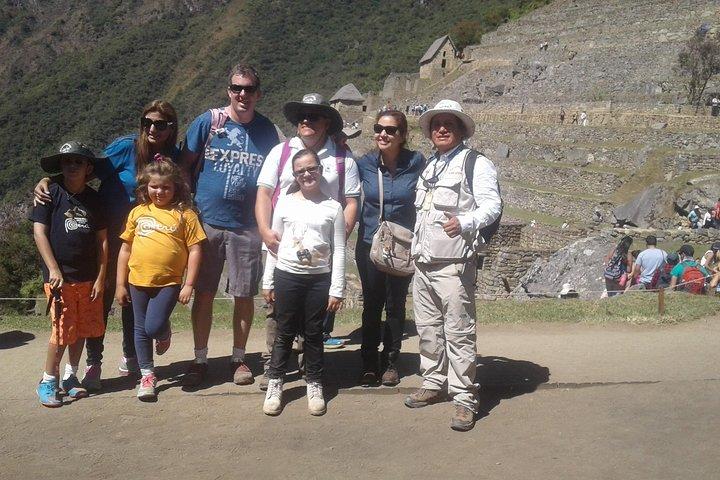 Group tour in Machupicchu from Aguas Calientes.