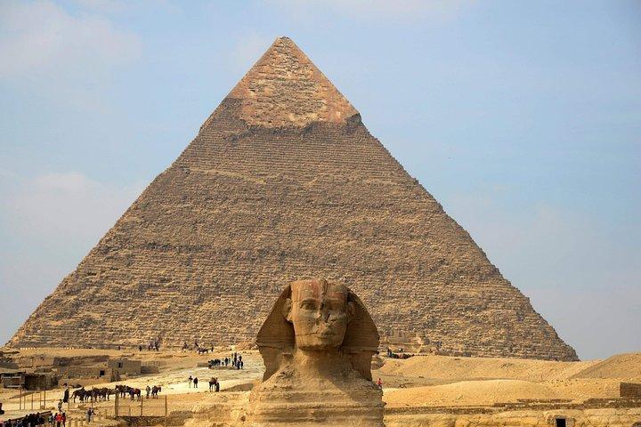 Private Day tour to Giza pyramids Sphinx Memphis & saqqara