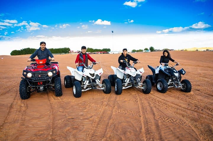 Quad Bike & Premium Desert Safari, with BBQ Dinner with 6 shows