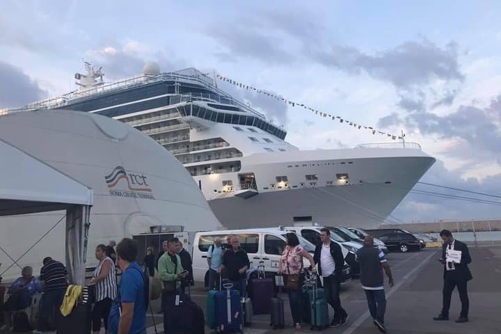 Transfer from Rome to the port of Civitavecchia