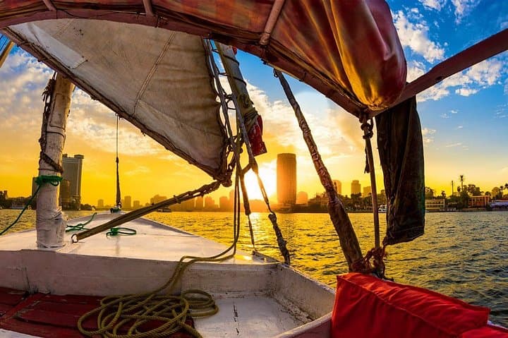 1 -Hour Sailing Egyptian felucca ride on the Nile in Cairo