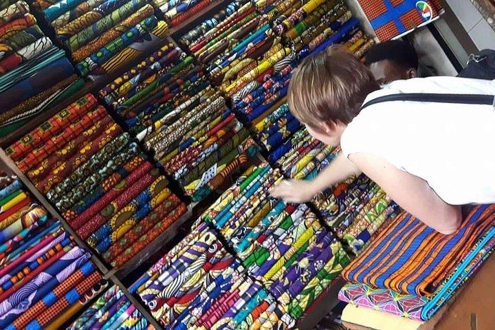 African Fabric Market Tour