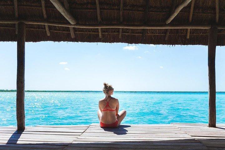 Chacchoben Mayan Ruins and Bacalar Lagoon Combo Tour from Costa Maya