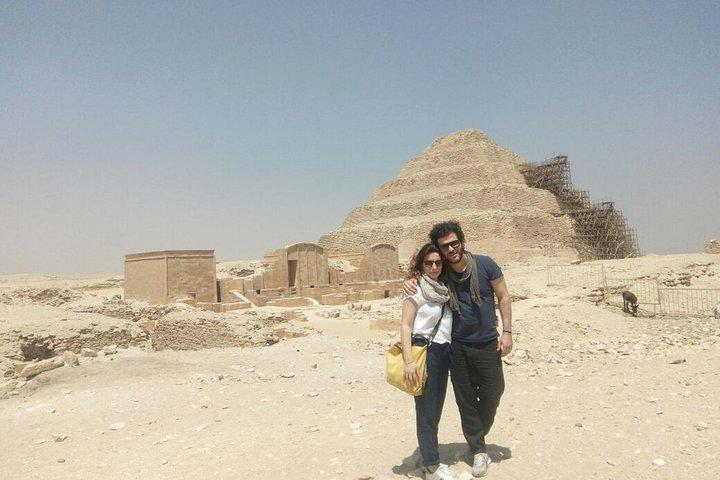 Full-Day Private Giza Pyramids, Sakkara and Dahshur Tour with Guide