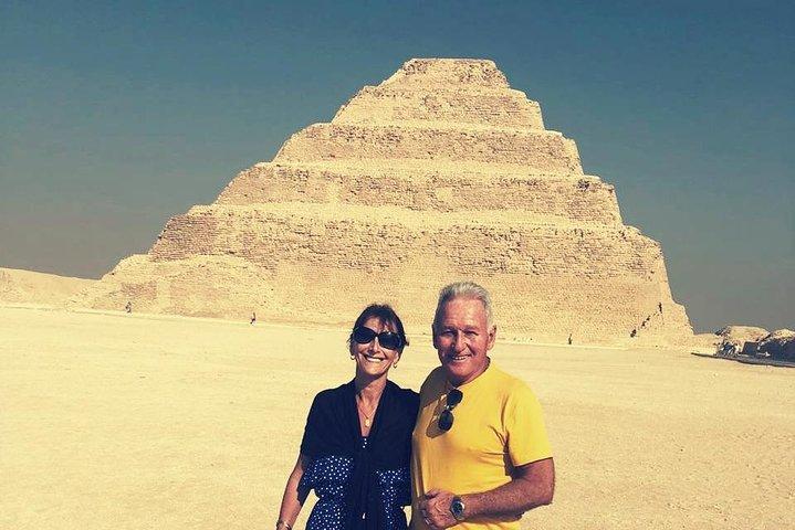 Private Day Tour at Giza Pyramids, Saqqara & Memphis
