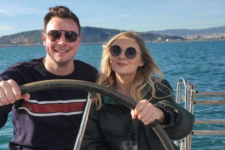 Exclusive Barcelona Private Luxury Sailing Cruise with Open Bar