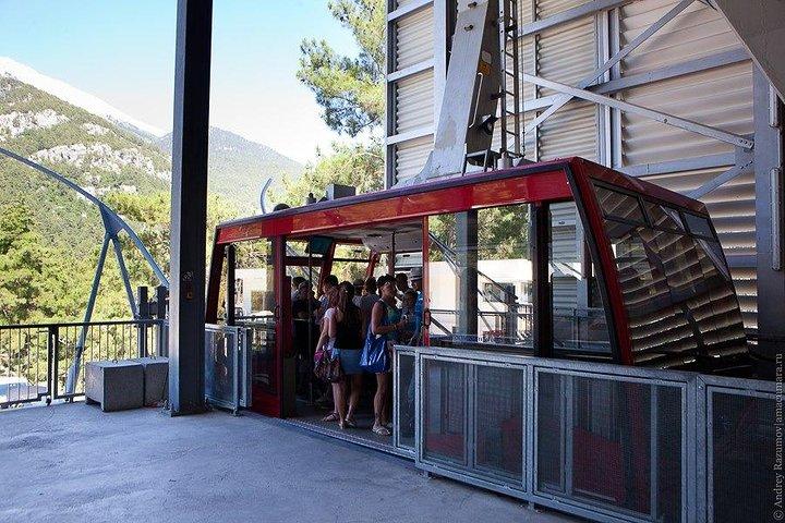 Tahtali cable car, 2350 m above sea level ! From Antalya