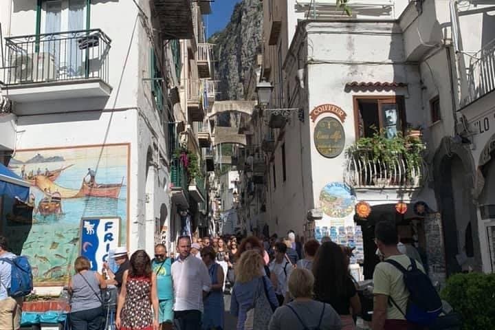 Amalfi coast from Naples