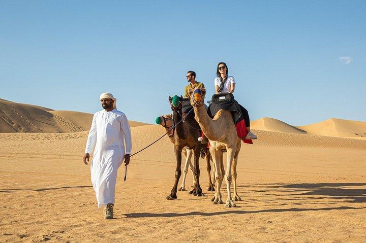 Morning Dune Bashing With Sand Boarding And Camel Ride in Red Dunes Desert
