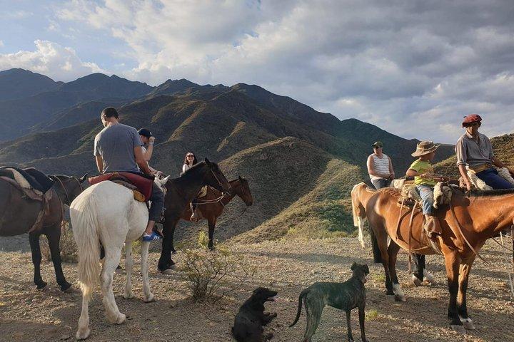 Horseback riding and roast in the mountains of Mendoza