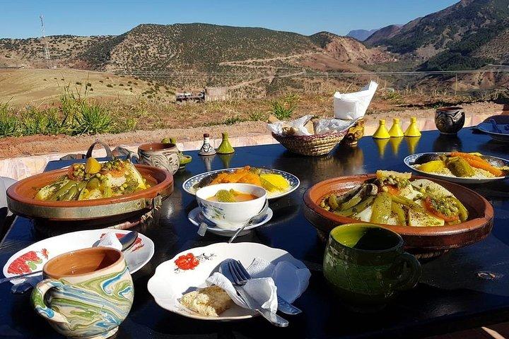 From Marrakech: Atlas Mountains Talamrout Summit Day Trek