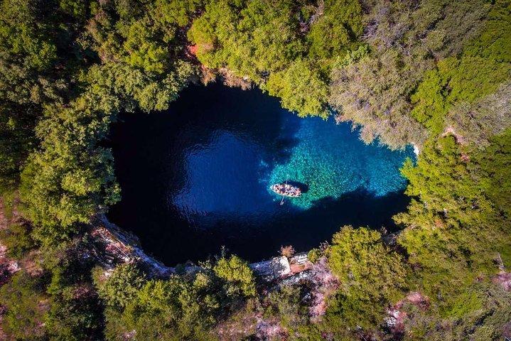 Drogarati Cave, Melissani Lake & Myrtos Beach with Local Delights
