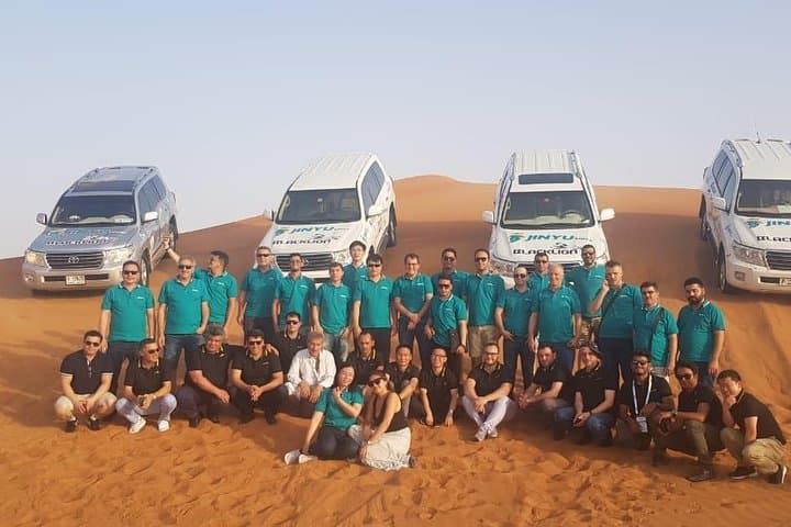 Morning Desert Safari with Camel Ride and Sandboarding