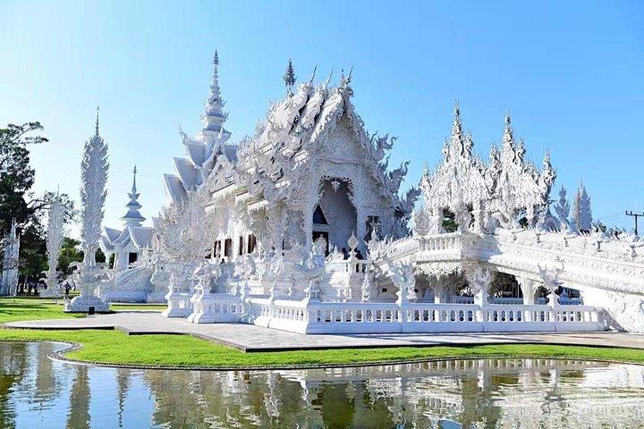 Chiang Rai 1 Day tour(White Temple-Blue Temple- Golden Triangle) From Chiang Mai