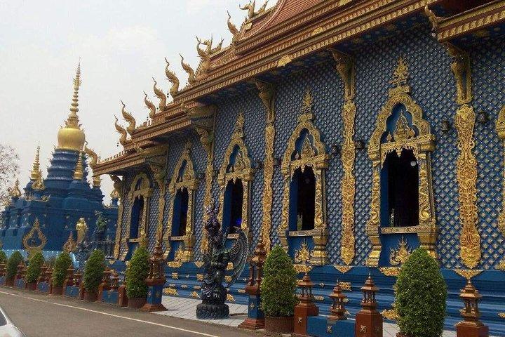 Chiang Rai 1 Day tour(White Temple-Blue Temple- Golden Triangle) From Chiang Mai