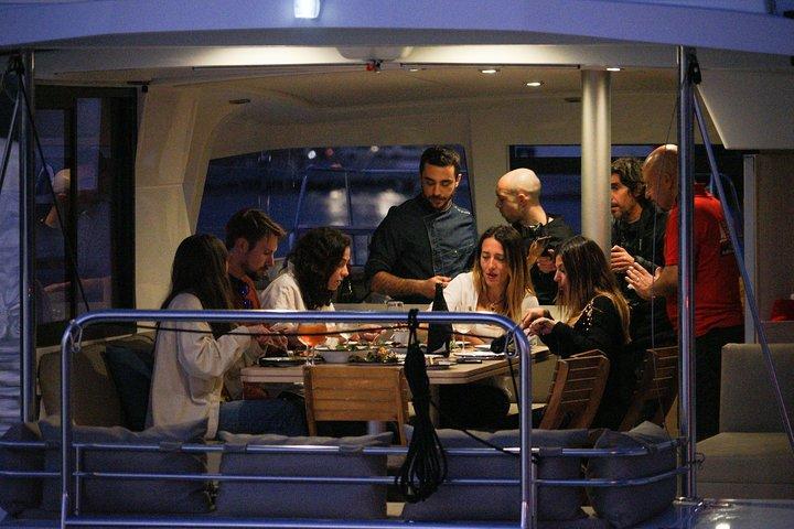 Private Sunset Catamaran Dinner with a Chef & Sailing Experience