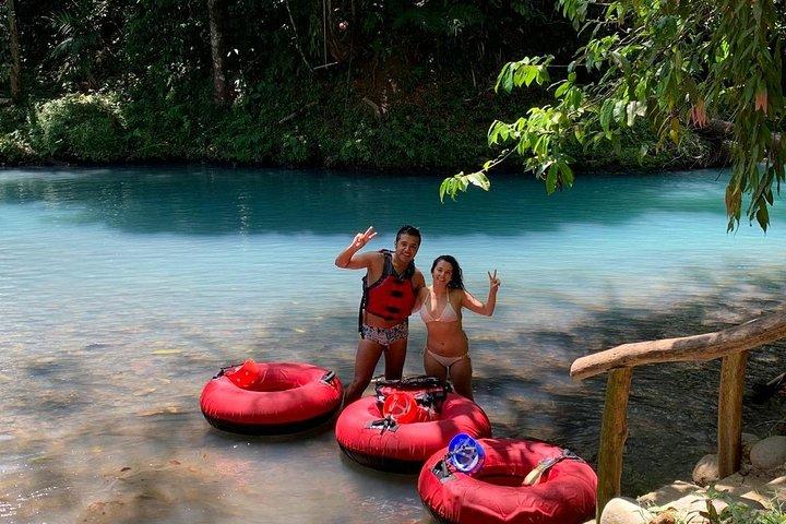 Tubing in Rio Celeste