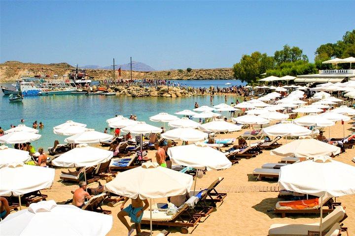 Lindos Day Cruise from Rhodes Town with Swimming stops and Hotel Transfers
